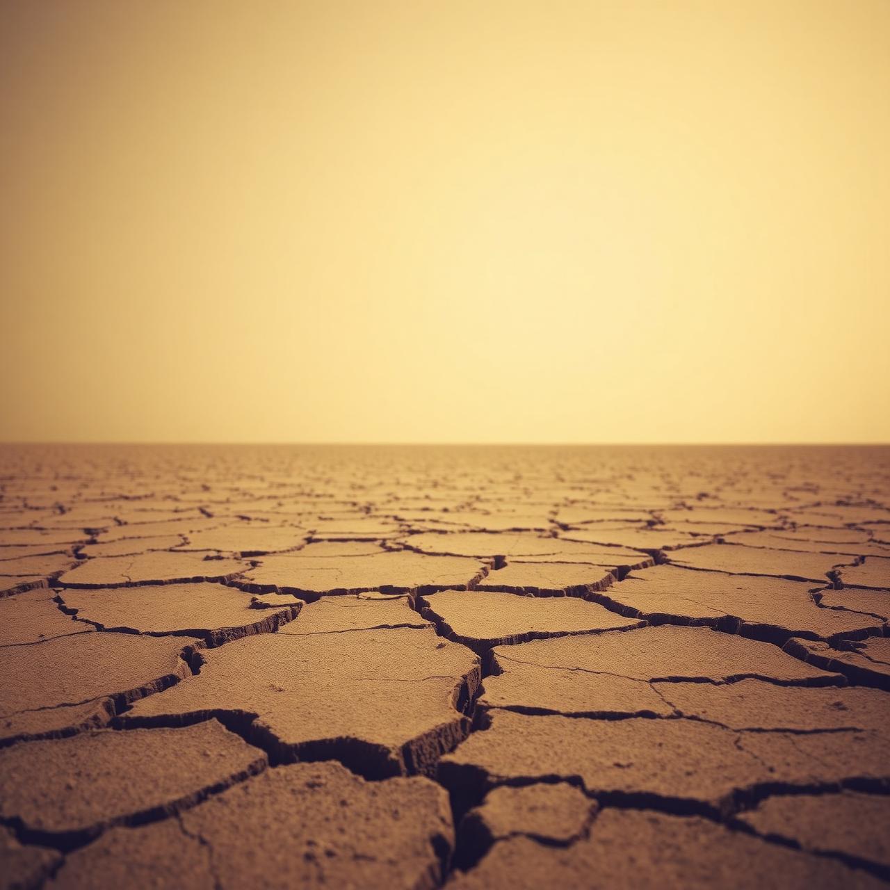 Cracked desert landscape symbolising scarcity